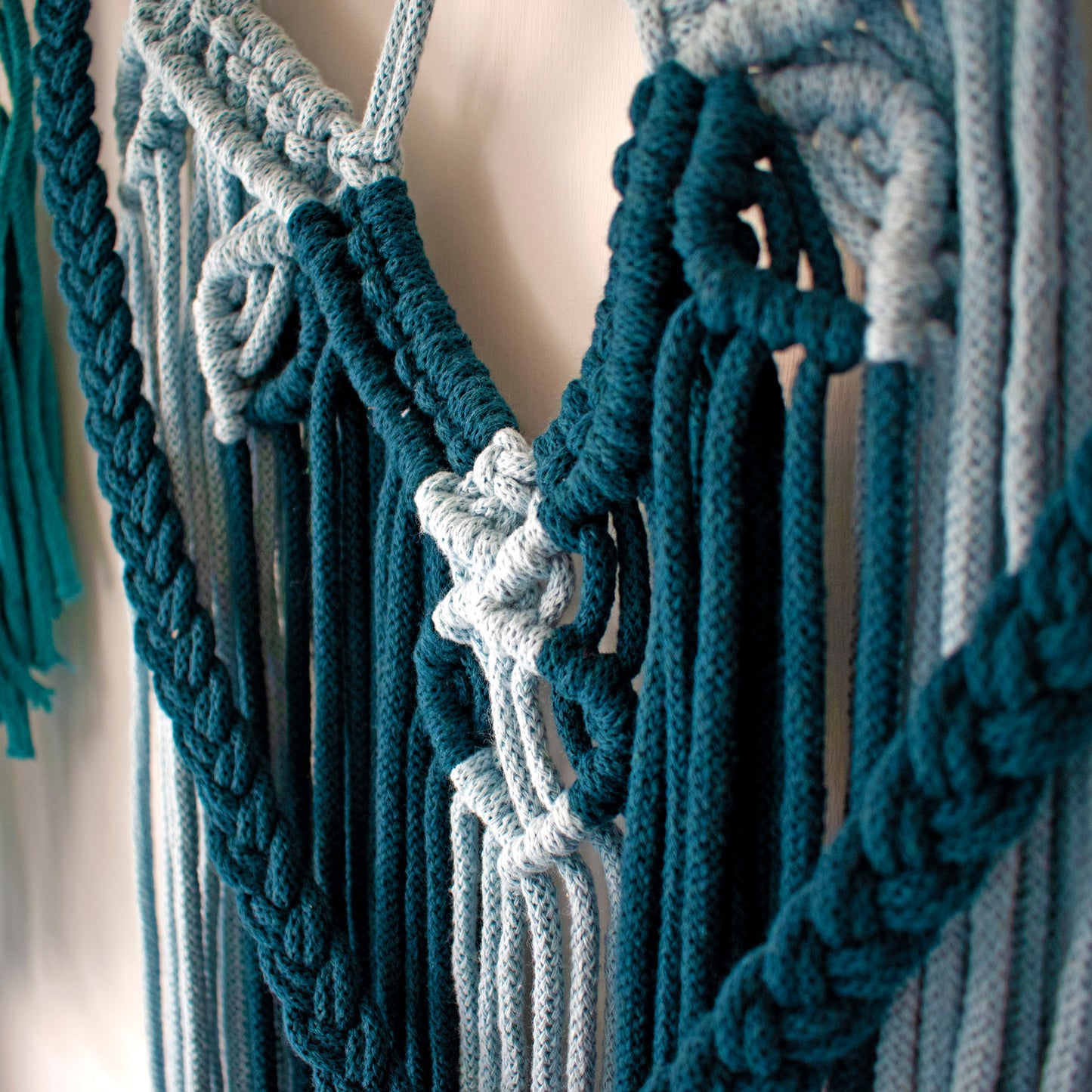 Custom Large Macrame Wall Hanging - Home of Yoga